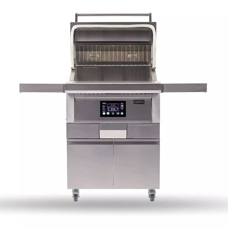 Coyote 28" Pellet Grill and Cart - C1P28-FS