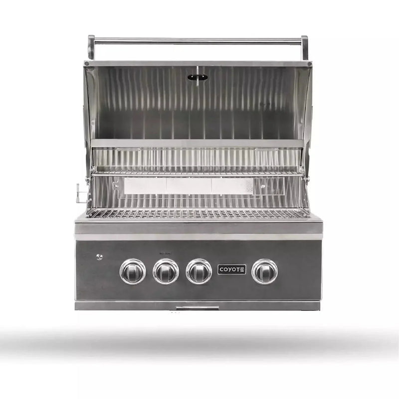 Coyote S-Series 30" Grill, LED Lights, Ceramics - C2SL30