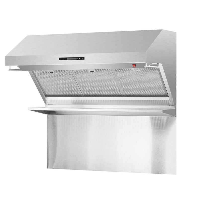 Forno Appliance Package - 48 Inch Gas Range, Wall Mount Range Hood, Refrigerator, Microwave Drawer, Dishwasher, AP-FFSGS6244-48-8