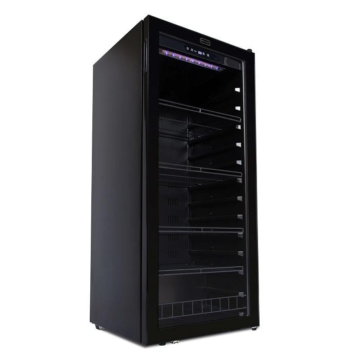 Whynter 124 Bottle Freestanding Wine Cooler FWC-1201BB