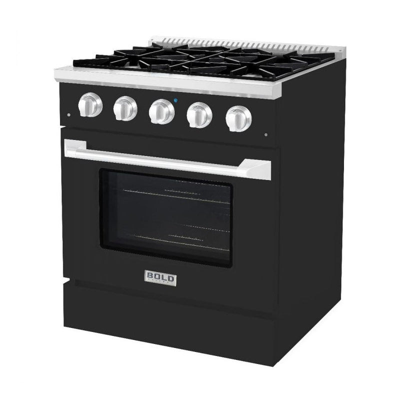 Hallman BOLD 36” 5.2 Cu.Ft. 6 Burner Freestanding All Gas Range and Gas Oven - HBRG36