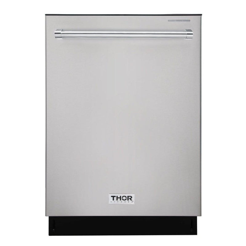 Thor Kitchen Appliance Package - 48 in. Propane Gas Range, Range Hood, Refrigerator, Dishwasher, Wine Cooler, AP-LRG4807ULP-4