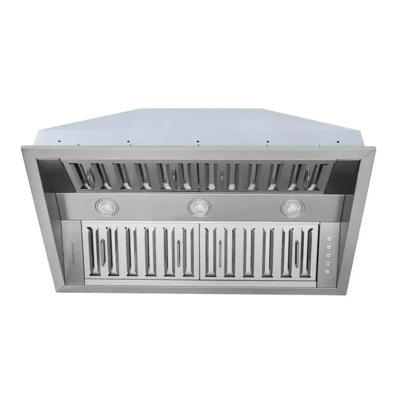 Hauslane 21" Deep 800 CFM Convertible Built-In Insert Range Hood in Stainless Steel IN-R300SS-44