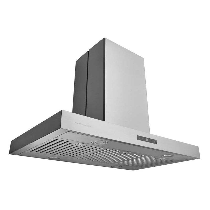 Hauslane 30-Inch Island T-Shaped Range Hood in Stainless Steel - IS-700SS-30