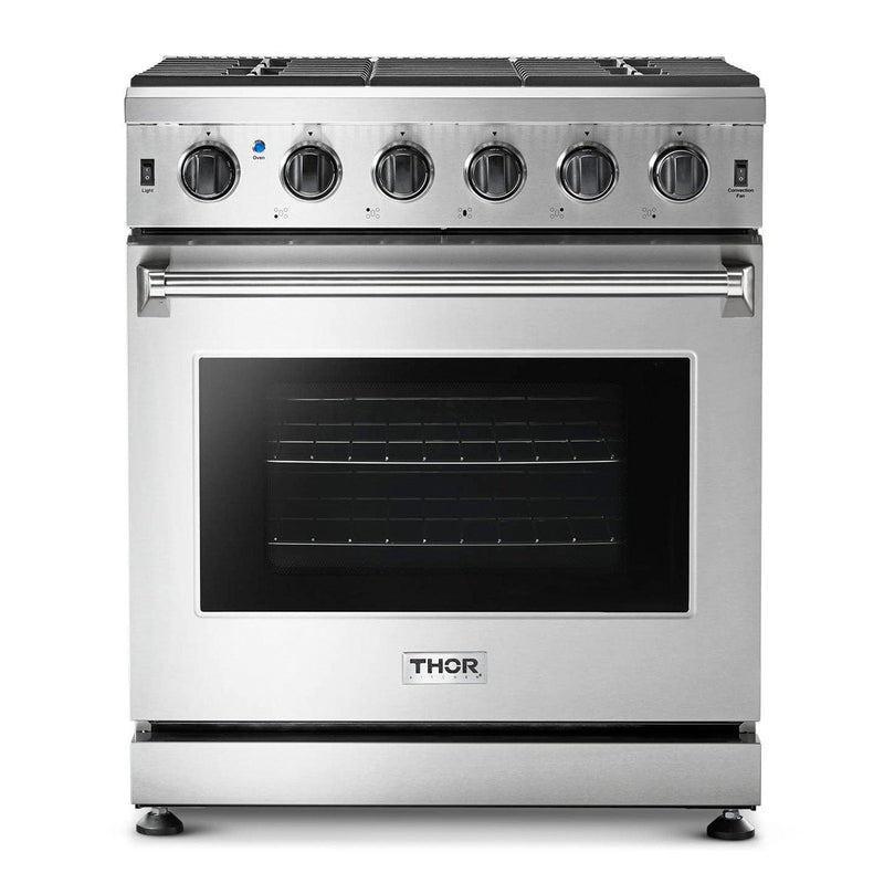 Thor Kitchen 30 in. Propane Gas Range, 36 in. Refrigerator, 24 in. Dishwasher, AP-LRG3001ULP-2