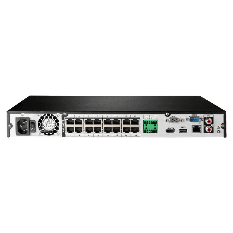 Lorex 16-Channel NVR System with Sixteen 4K (8MP) IP Cameras Security Surveillance System New