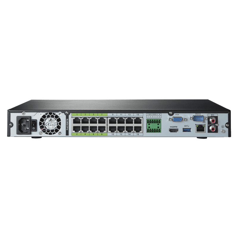 Lorex 32-Channel NVR System with Sixteen 4K (8MP) IP Cameras Security Surveillance System New  NC4K8-3216BB