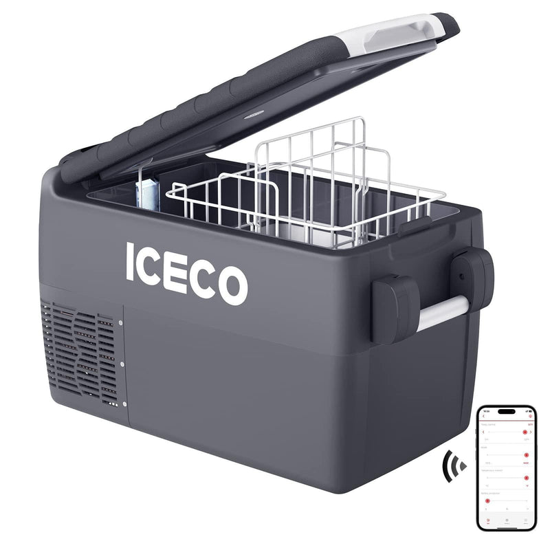 ICECO 31.7QT JP30 12V APP Controlled Refrigerator with Portable Power Station