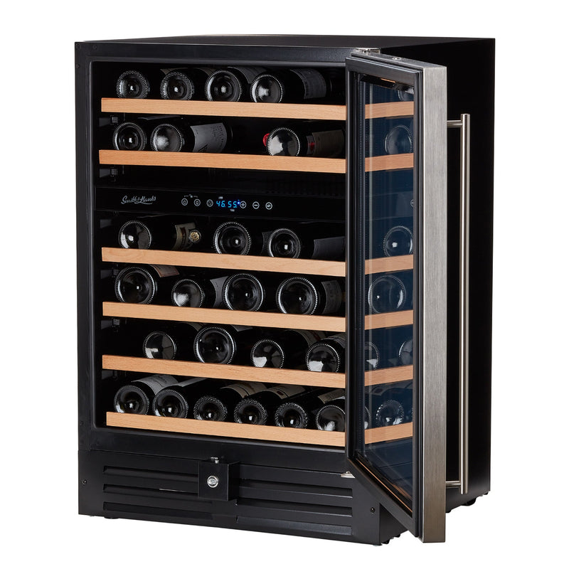 46 Bottle Premium Dual Zone Under Counter Wine Cooler