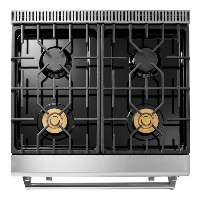 Thor Kitchen Appliance Package - 30 In. Gas Range, Range Hood, Microwave Drawer, Refrigerator, Dishwasher, AP-TRG3001-C-5