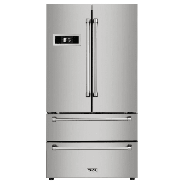 Thor Kitchen Appliance Package - 36 in. Natural Gas Range, Microwave Drawer, Refrigerator, Dishwasher, AP-LRG3601U-6