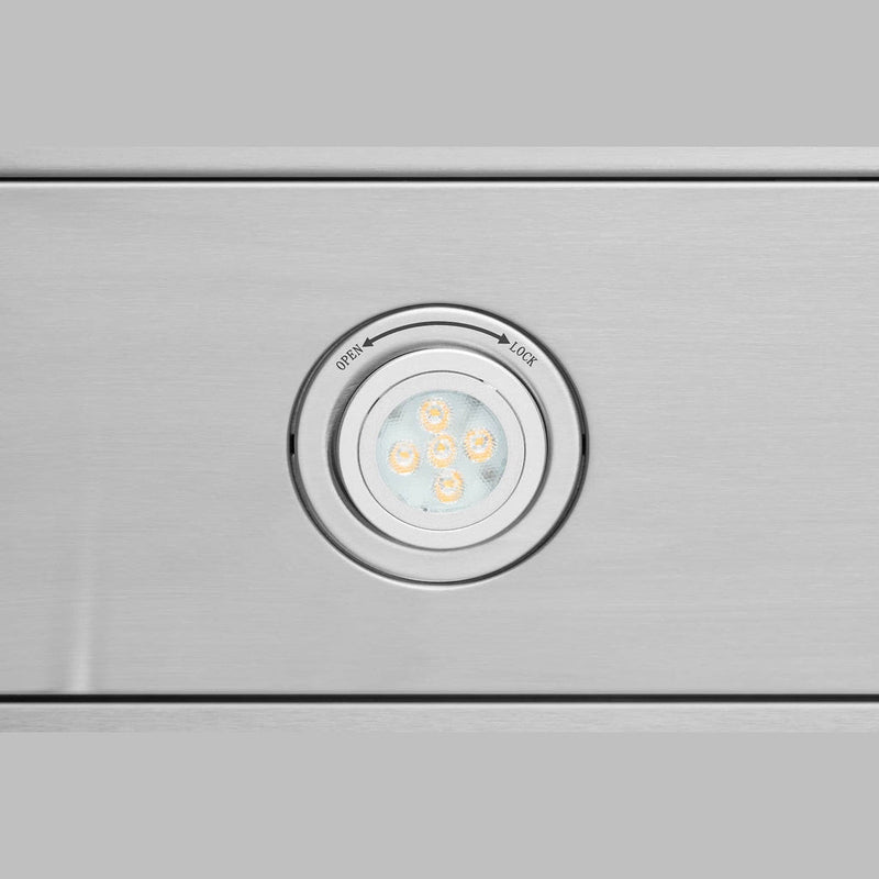 Hauslane 30-Inch Under Cabinet Self-Clean Touch Control Range Hood in Stainless Steel -UC-PS38SS-30