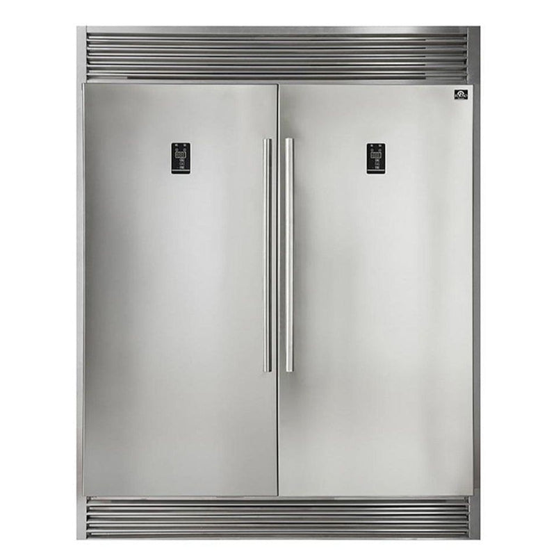 Forno Pro-Style Refrigerator and Freezer - 2 x 28" - 27.6 cu.ft  (FFFFD1933-60S)