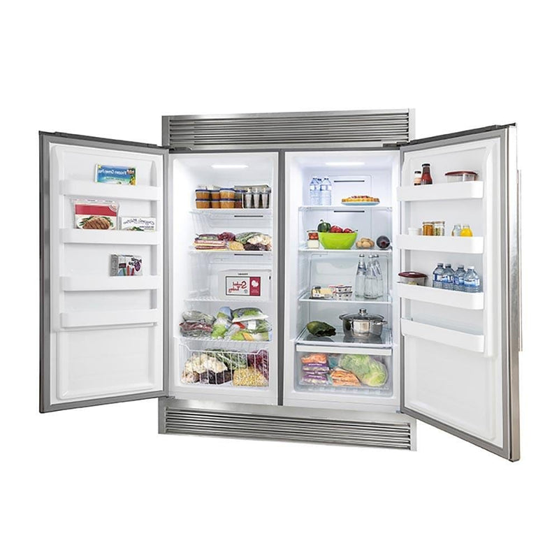 Forno Pro-Style Refrigerator and Freezer - 2 x 28" - 27.6 cu.ft  (FFFFD1933-60S)