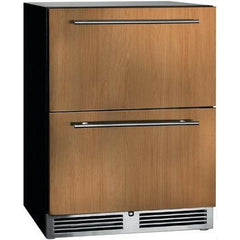 Perlick 24" C-Series Refrigerator w/ Stainless Steel Drawers, 5.2 cu ft Capacity - HC24RB-4