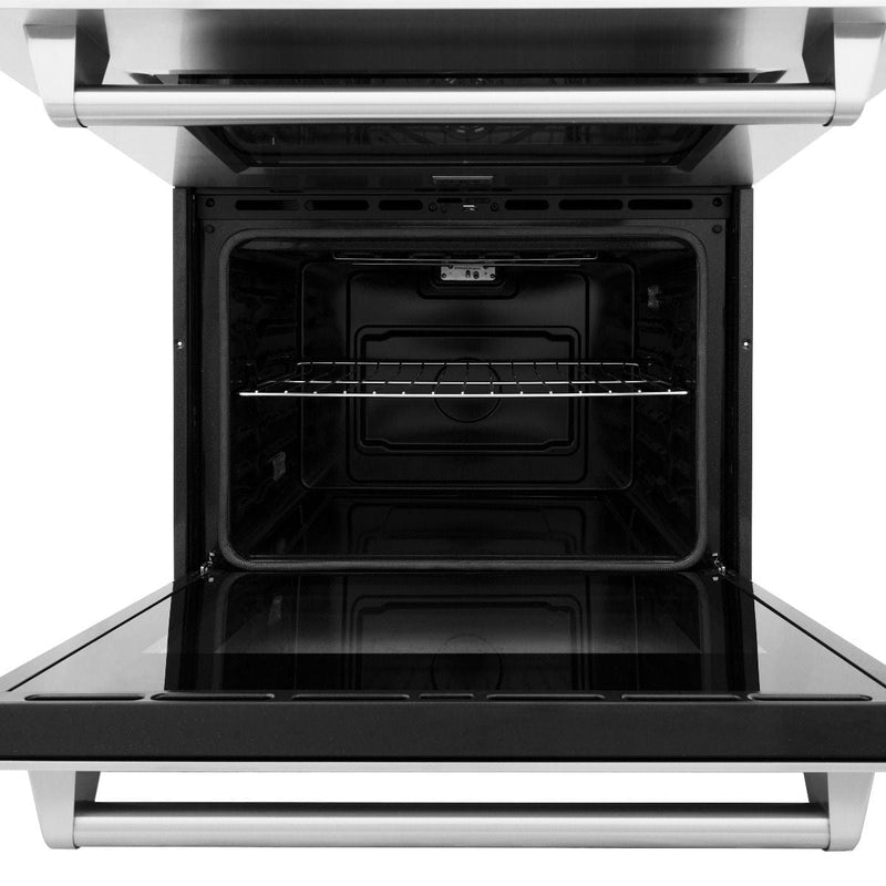 ZLINE 30 in. Professional Double Wall Oven in Stainless Steel with Self Cleaning, AWD-30